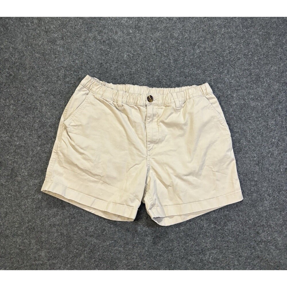 Chubbies Shorts Mens Medium Khaki Chino Originals 5.5” inseam Boomshakalaka